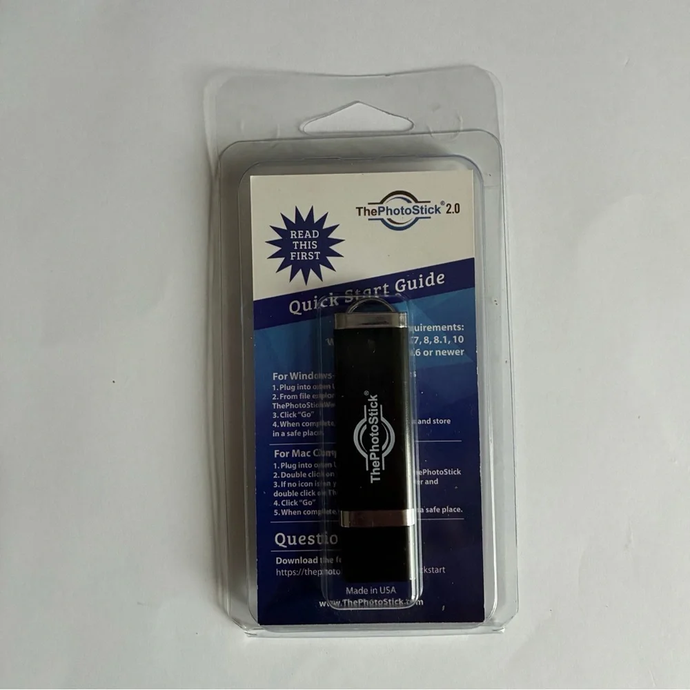 ThePhotoStick® 128 GB for PC and Mac Refurbished